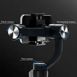 Стабілізатор WIWU S5B Three-Axis Motorized Gimba Stabilizer Black - мініатюра 4
