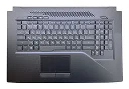 Топкейс ноутбука / верхня панель та клавіатура для ноутбука Asus ROG Strix GL703GS, Gl703GM (90NR00E1-R31RU1) Оригінал від Asus, Верхня панель клавіатури