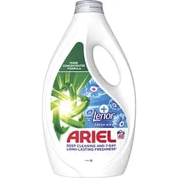 Гель для прання Ariel Дотик свіжого повітря Lenor 40 циклів прання 1.8 л - мініатюра 2
