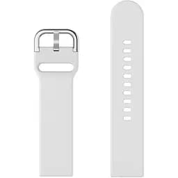 Ремінець DK CDK для Xiaomi Mibro C2 "S" 20mm Silicone Sport Band Classic (012194) (white) - мініатюра 2