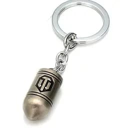 Брелок GeekLand Світ танків КУЛЯ World of Tanks срібло WoT 21.93