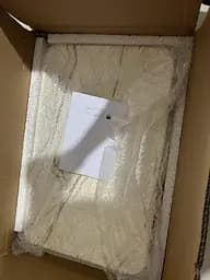 Умивальник накладний Mixxus Premium Quadro-0208 marble 480x315x140 мм з переливом MP6518, Мармур - мініатюра 6