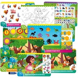Розвиваюча гра Vladi Toys картки пиши-стирай Панда (VT5010-42) - мініатюра 3