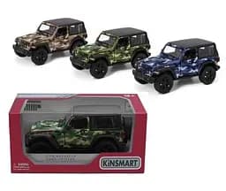 Металевий інерційний джип Jeep Wrangler Military Hard Top 5", відкриваються двері (В асортименті) - мініатюра 2