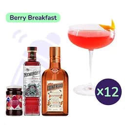 Коктейль Berry Breakfast (набір інгредієнтів) х12 на основі Nemiroff