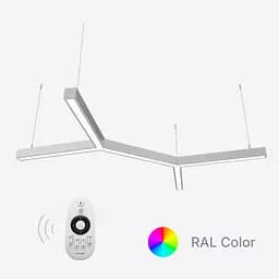 Керований світлодіодний світильник X-LED 100ВТ Star ral (870*740*43) LSNS-100dc