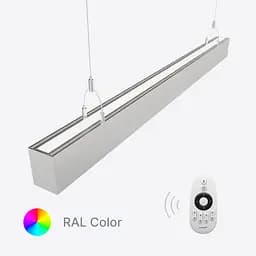 Двосторонній керований лінійний LED світильник 75Вт ral