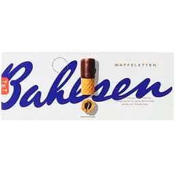 Трубочки Bahlsen вафельные в темном шоколаде 100 г