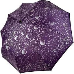 Жіноча складана парасолька напівавтомат Toprain 99 см фіолетова