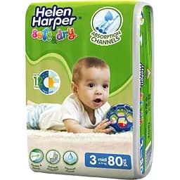 Підгузки Helen Harper Soft&Dry 3 (4-9 кг), 80 шт.
