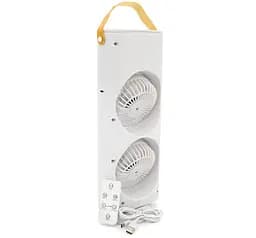 Портативный вентилятор Voltronic T1818, увлажнение, подсветка, Air Cooler Fan White - мініатюра 3