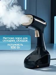 Відпарювач одягу Crownberg Steamer 1000 Вт чорний - мініатюра 6