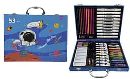 Набір для малювання Космонавт у валізі, 29x23x5 см, 53 предмети, 53-3