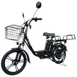 Электровелосипед Green Giant U18" 600W 60V 26Ah + грузовой усиленный багажник черный