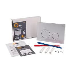 Клавіша змиву Qtap Nest QT0111M11111SAT, Хром матовый - мініатюра 5