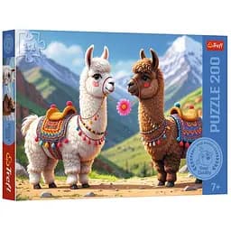 Пазл Trefl KAZSTUDIO SA Кольорові лами 200 ел. (13356)