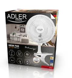 Вентилятор Adler AD 7317 з кліпсою + основа 15 см - мініатюра 4