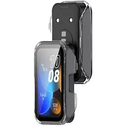Чохол-накладка DK CDK для Huawei Band 10 Пластик Gloss Glass Full Cover (016251) (clear) - мініатюра 2
