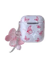 Чохол на AirPods 1-2 ANbeauty Pearl butterfly Прозорий (AN0103338)