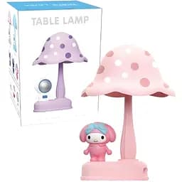 Детская настольная лампа Май Мелоди грибочек розовая (339C)