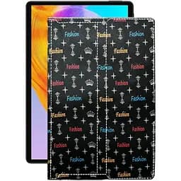 Чохол StatusCASE з екошкіри для планшету Teclast M40 SE Фешн чорний