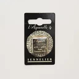 Акварельна фарба Sennelier, полукювета, S1, Прозорий коричневий (Transparent Brown)