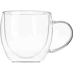 Набор чашек Ardesto с ручками и двойными стенками 250 мл 2 шт. (AR2625BHR)