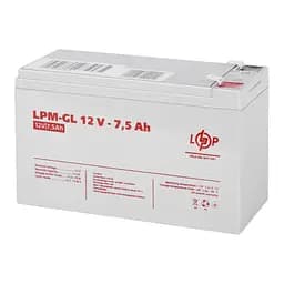 Аккумулятор гелевий LPM-GL 12V - 7.5 Ah