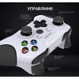 Геймпад джойстик GamePro MG-650 White 2.4G PC/PS3/Android - мініатюра 5