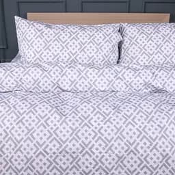 Комплект постільної білизни MIRSON Ranforce Elite Abstract Gray 2x160x220см (2200013164548) - мініатюра 2