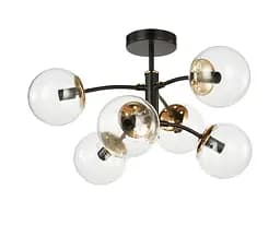 Декоративная люстра INTEREES V 70275-3+3 BK+FG