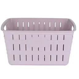 Кошик для білизни Violet House Бамбу Powder, поліпропілен, 15 л, світло-рожевий (0771 Бамбу POWDER с руч. 15 л)