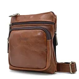 Чоловіча шкіряна сумка через плече TARWA 19х17х5 см sum0025705