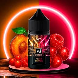 Набір компонентів для самозамісу сольової заправки WES AI 30 мл Peach Berries Персик Ягоди, 0-50 мг (18138)
