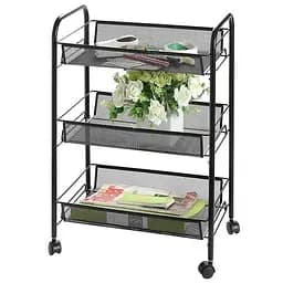 Етажерка мобільна Leobert Loft black - мініатюра 4