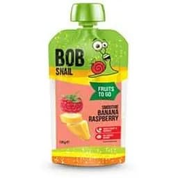 Bob Snail пюре смузі банан-малина 120г 6364 П (4820219346364)