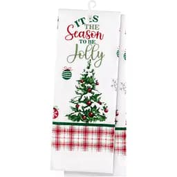 Набір рушничків для кухні Ardesto Christmas Tree 38 x 63 см 2 шт. зелений (ART3863HT)