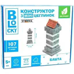Строительный набор для творчества Strateg из мини-кирпичиков Башня 31022 (4823113864538)