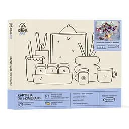 Набір для розпису по номерах "Розкішні пухнасті фіалки" 40*50 см - мініатюра 2