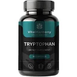 L-триптофан VitalHarmony Tryptophan 300 mg, 90 капсул для поддержки выработки серотонина