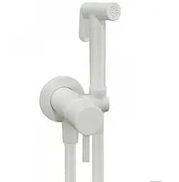 Набір гігієнічного душу прихованого монтажу Paffoni Tweet Round білий матовий ZDUP 110 BO