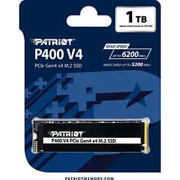 Накопичувач SSD Patriot m.2 NVMe 1TB P400 V4 PCIe 4.0 x4 TLC (P400VP1TBM28H) - мініатюра 3