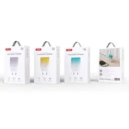 Мережевий зарядний пристрій XO CE18 (EU) PD30W USB-C fast charging charger with Lightning cable Жовтий Деф.пак - мініатюра 2
