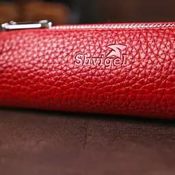 Жіноча шкіряна ключниця SHVIGEL 13х4х3.5 см acs0025831 - мініатюра 7