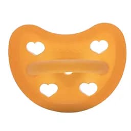 Пустушка кругла Baboo, латексна, 0+ міс., жовта (5-101)