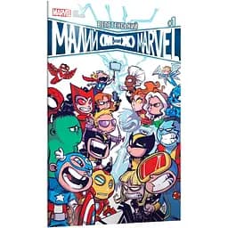 Комікс Велетенський Малий Marvel. Месники проти Людей Ікс. Випуск 1 - Скотті Янг (9786177756339)