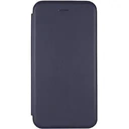 Шкіряний чохол-книжка Classy для Xiaomi Redmi Note 9s / Note 9 Pro / Note 9 Pro Max Темно-синій