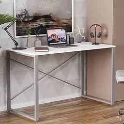 Письмовий стіл Ferrum-decor Серії Конект 75x120x60 сірий ДСП Біле 16мм (FRD-104213)