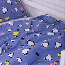 Підковдра на блискавці MirSon Kids Time 17-0143 Mayya, бязь, 210х143 см, синя - мініатюра 4