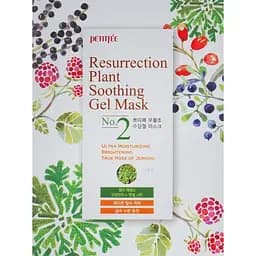 Тканинна маска для обличчя Petitfee Resurrection Plant Soothing Gel Mask, 30 г